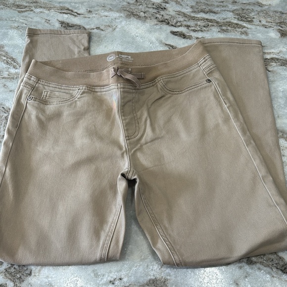 2 Pair of girls size 14-16 Plus khaki Jeggings. - Picture 3 of 4